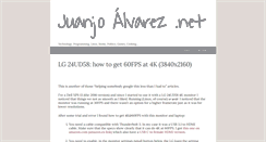 Desktop Screenshot of juanjoalvarez.net